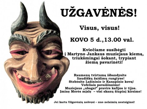 Kvietimas kovo 5 d.